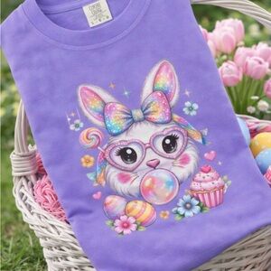 Comfort Colors Easter Shirt | Vintage Bunny Tee | Pastel Spring Shirt | Retro